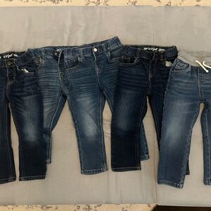 Cat & Jack Kids Jeans - Dark Blue and Gray